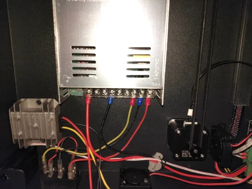 Placing the PS in position to ensure wire length